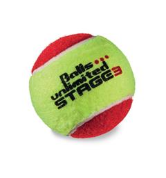 Tennisball Nivå 3 - Sett med 12 stk Lettere og langsommere
